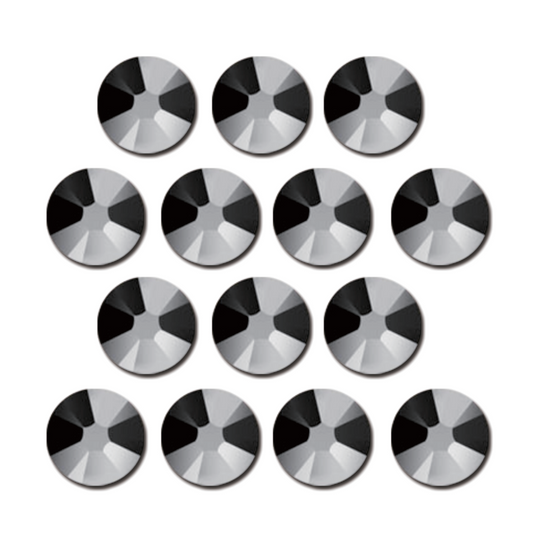 Silver Hematite Hotfix Rhinestones | Bulk
