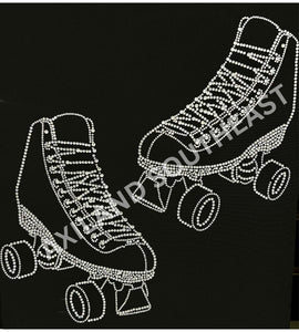 Hotfix Rhinestone Transfer: 21039 Roller Skates