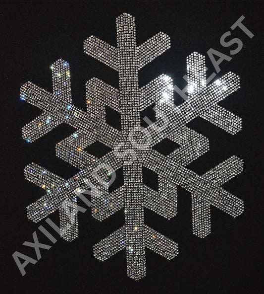 Snowflake Hotfix Rhinestone Transfer