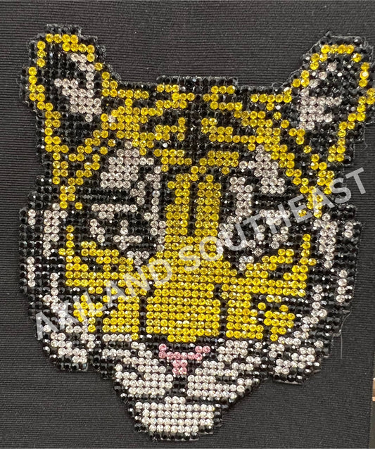 Rhinestone Small Patch: 11055 Tiger