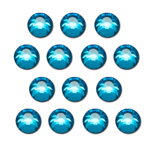 Turquoise Hot-fix Rhinestone Mini Bag