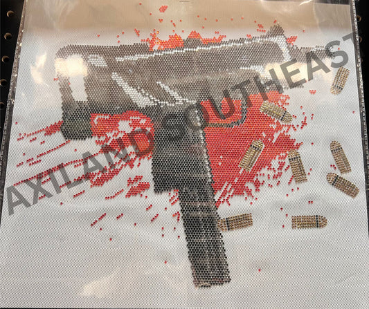 Hotfix Rhinestone Transfer: 21076 Uzi