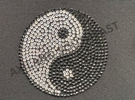 Rhinestone Small Patch: 11101 Ying Yang