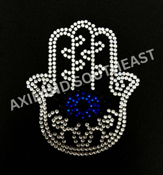 Rhinestone Small Patch: 11008 Hamsa
