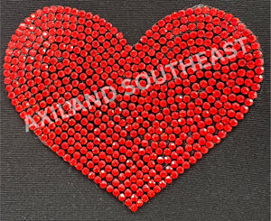 Rhinestone Small Patch: 11036 Heart