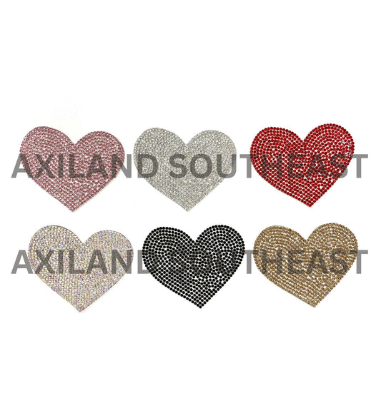 Rhinestone Small Patch: 11036 Heart