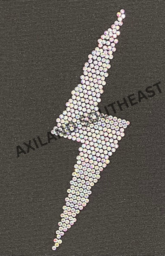 Rhinestone Small Patch: 11035 Lightning